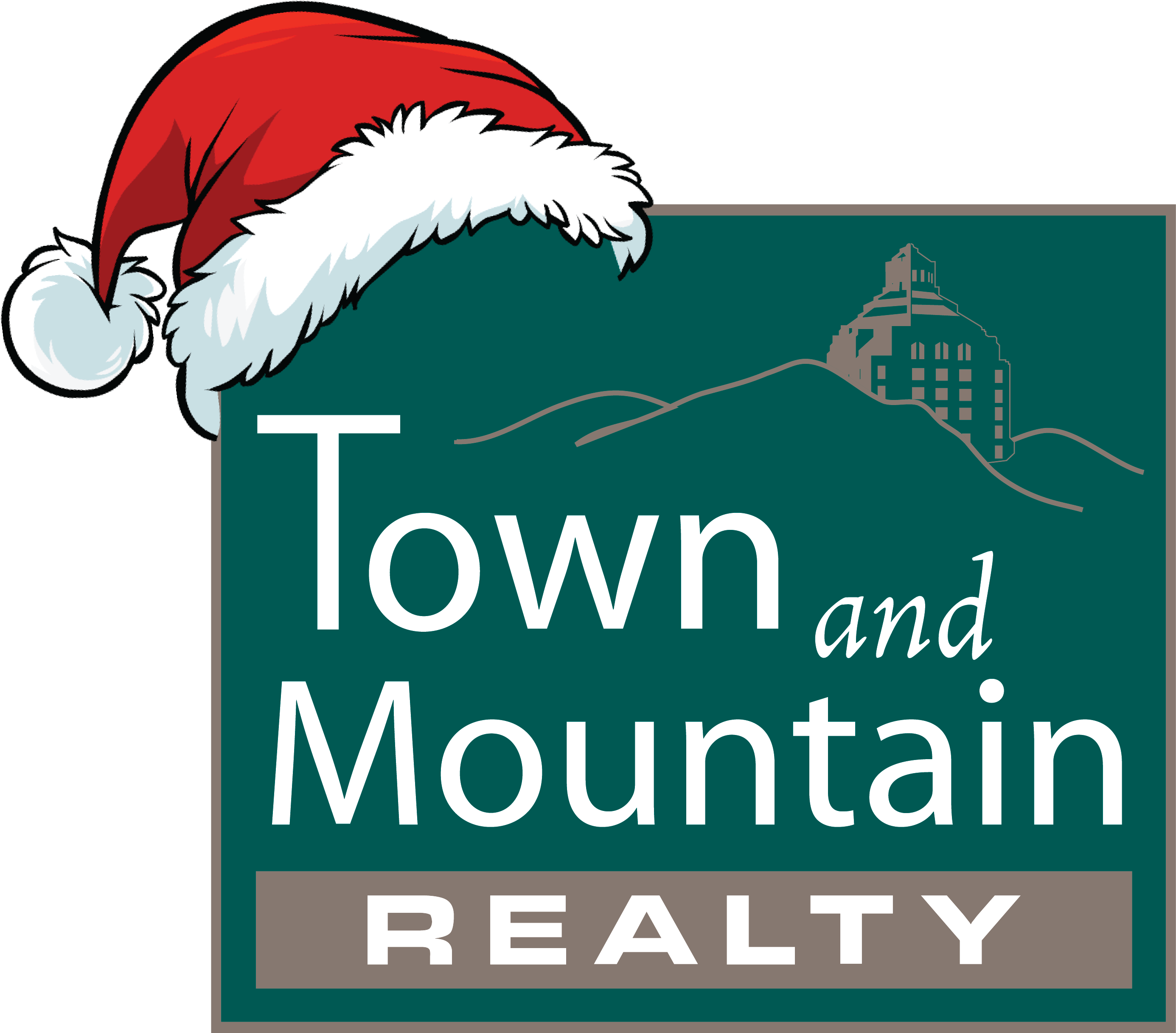 Here At Town And Mountain Realty, We Were So Happy - Christmas (2853x2533), Png Download