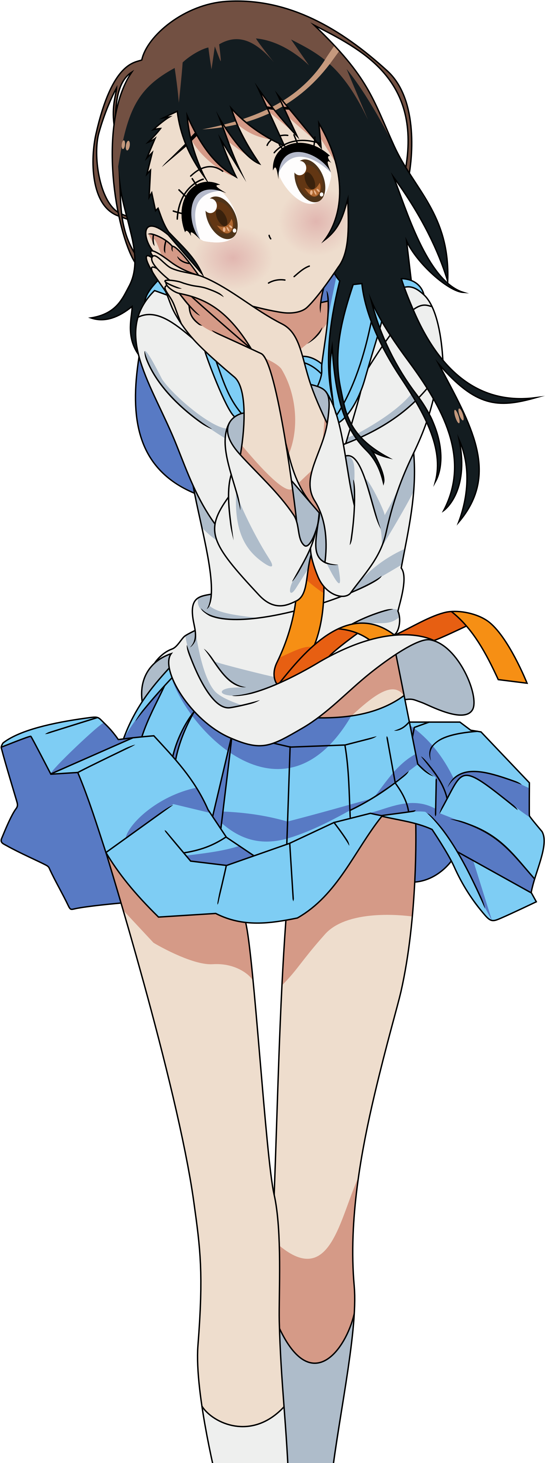 Kosaki Onodera Images Nisekoi Kosaki Onodera Vector - Kosaki Onodera Transparent (2046x5000), Png Download