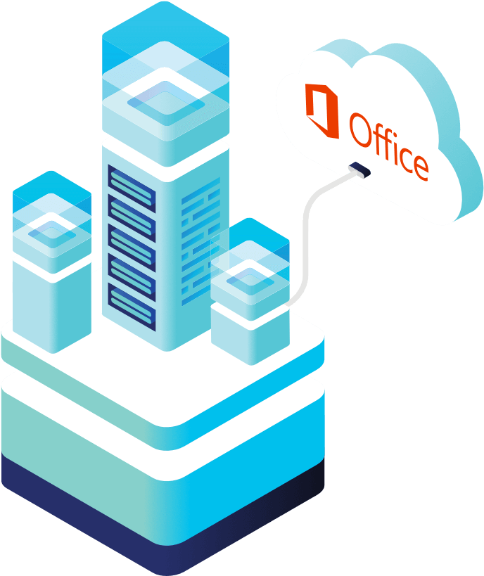 Migration To Office - Office 365 (702x831), Png Download