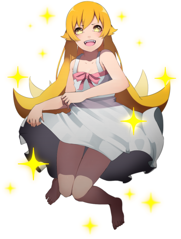 Воздушное Платье Аниме, Anime Art, Monogatari Series, - Shinobu Loli Hentai (700x875), Png Download