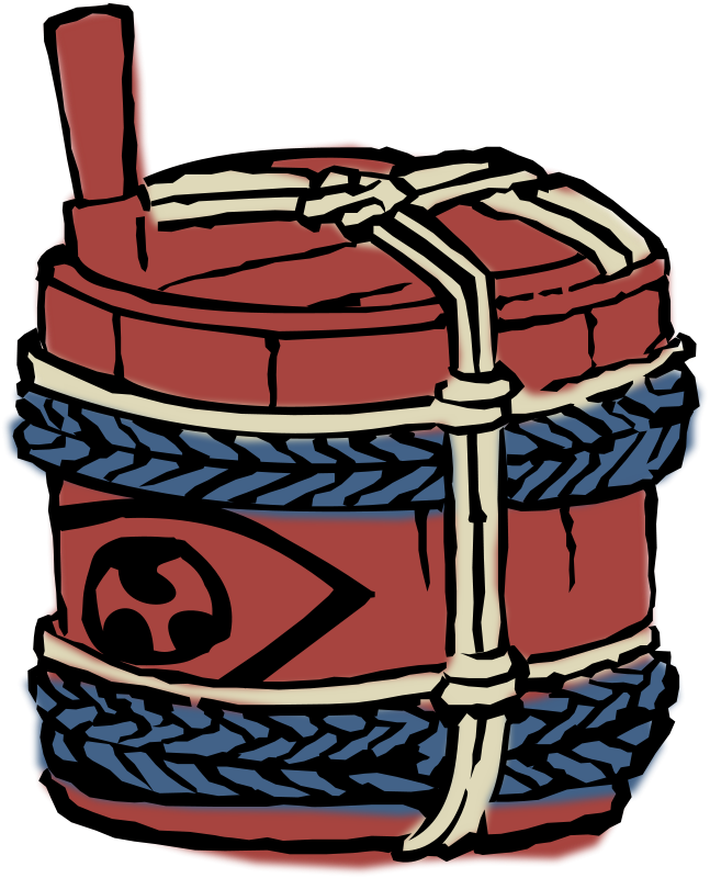 Free Barrel - Clip Art (647x800), Png Download