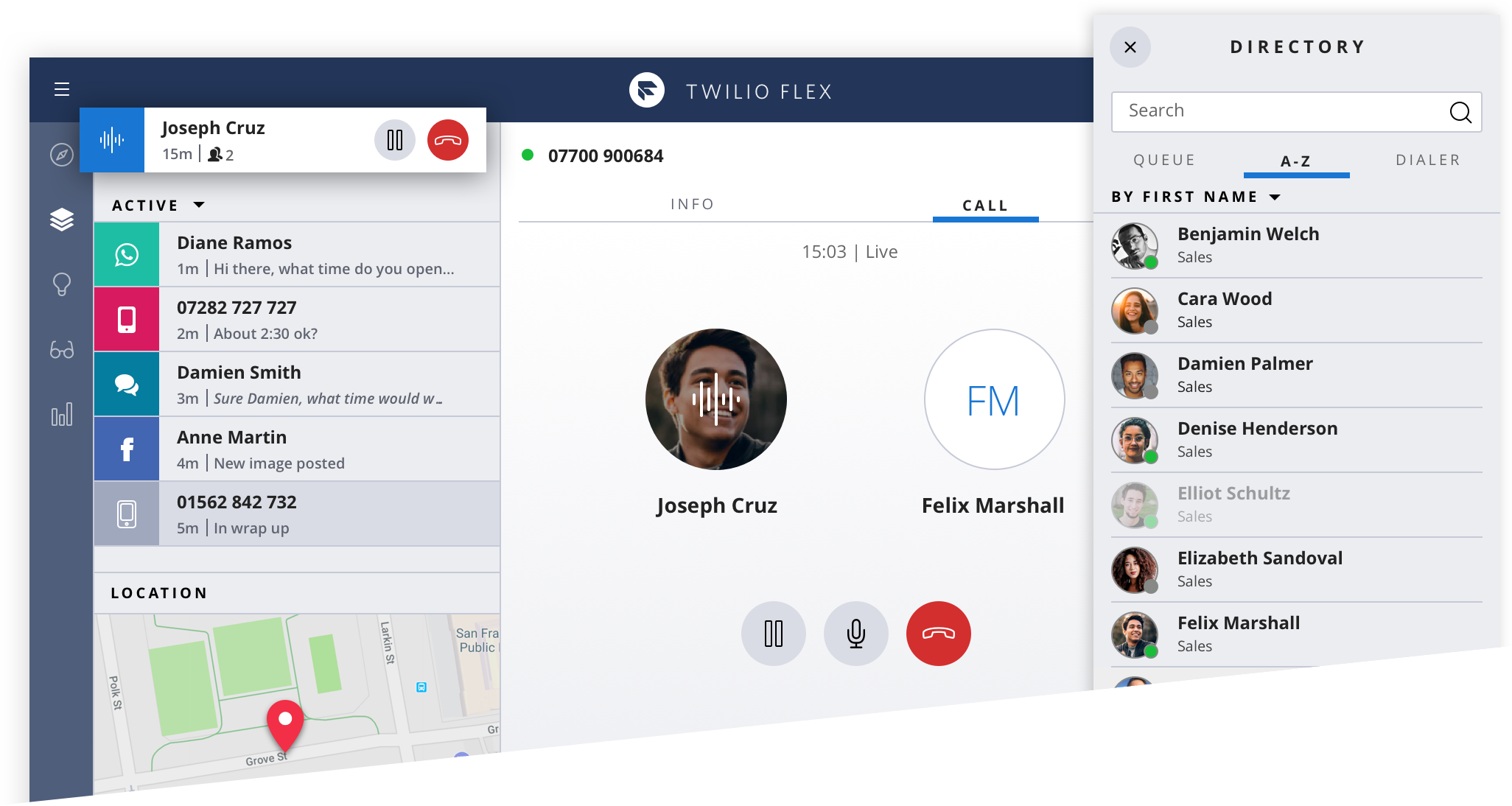 Twilio Flex Now In Ga - Twilio Flex (2052x1094), Png Download