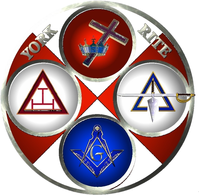 York Rite Masonic Order, Masonic Art, Masonic Symbols, - Grand Lodge Of The Philippines Ermita Manila (833x809), Png Download