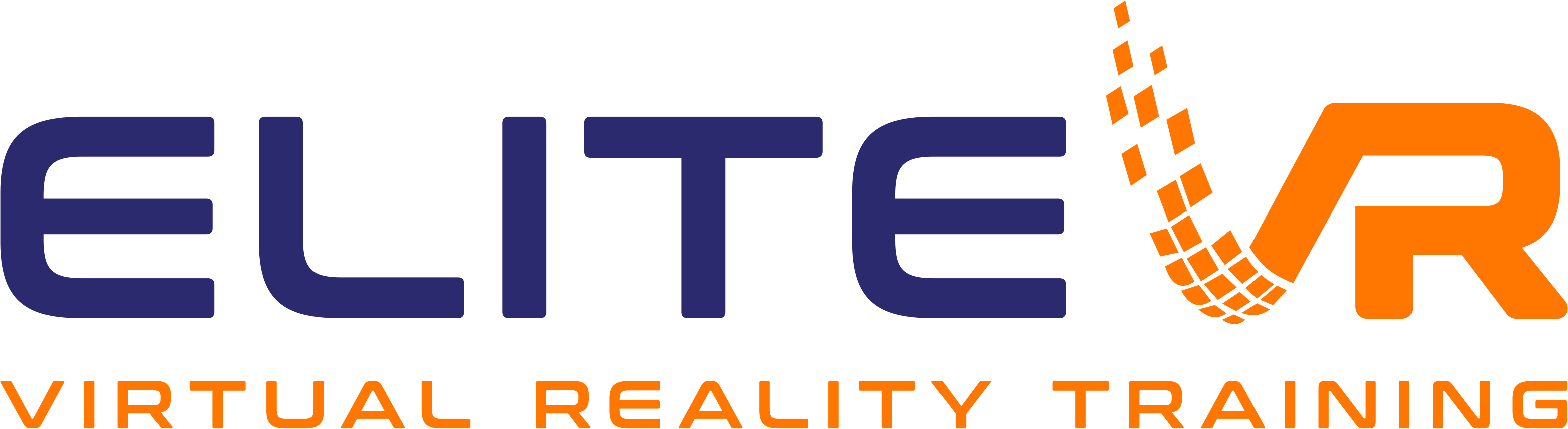 Elite Vr Training - Virtual Reality (3126x856), Png Download