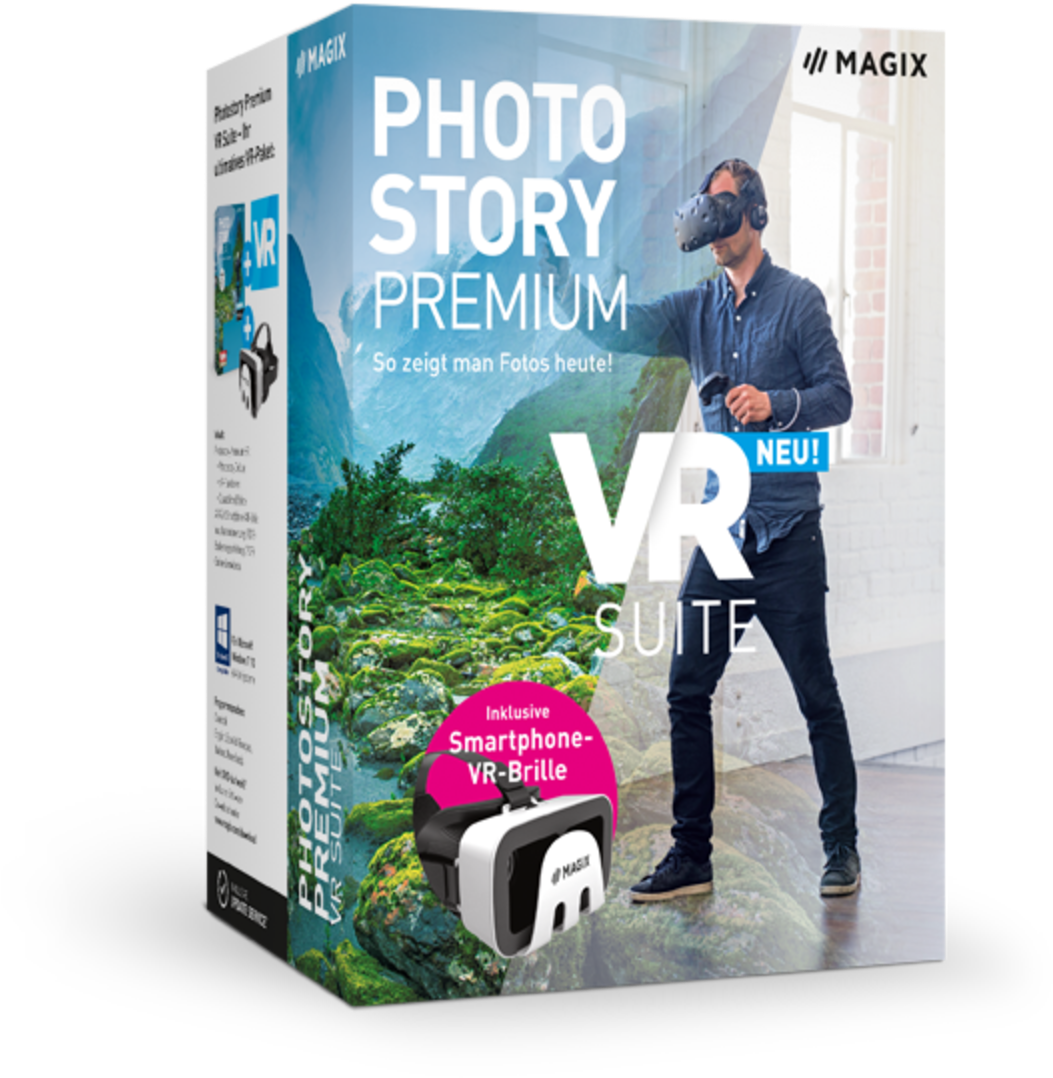Pack Fotostory Premium Vr Suite De - Magix Photostory Deluxe Full Version, 1 License Windows (1200x1200), Png Download