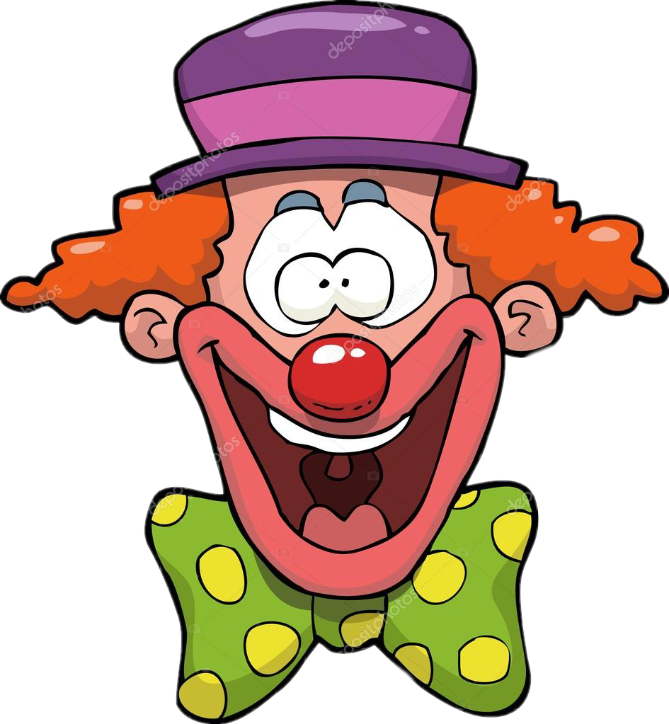 Cartoon Clown (945x1023), Png Download