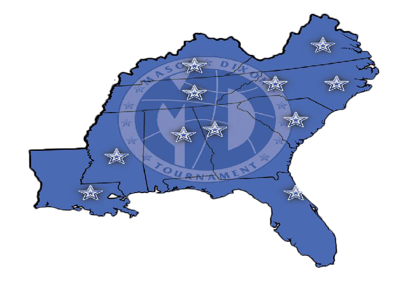 Mason Dixon States - U.s. State (892x558), Png Download