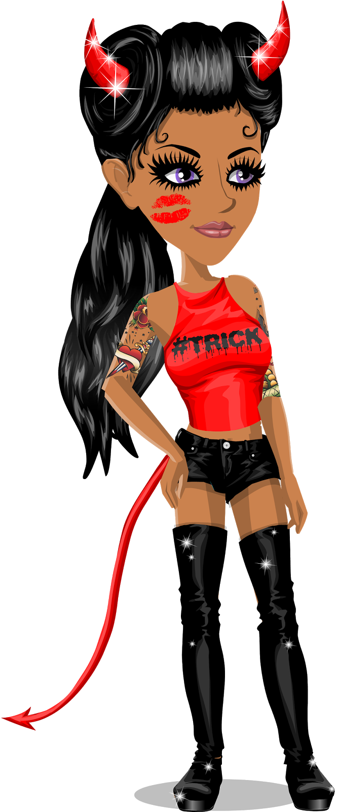 This One Is A Zombie With Some Style, I Absolutely - Moviestarplanet (667x1600), Png Download