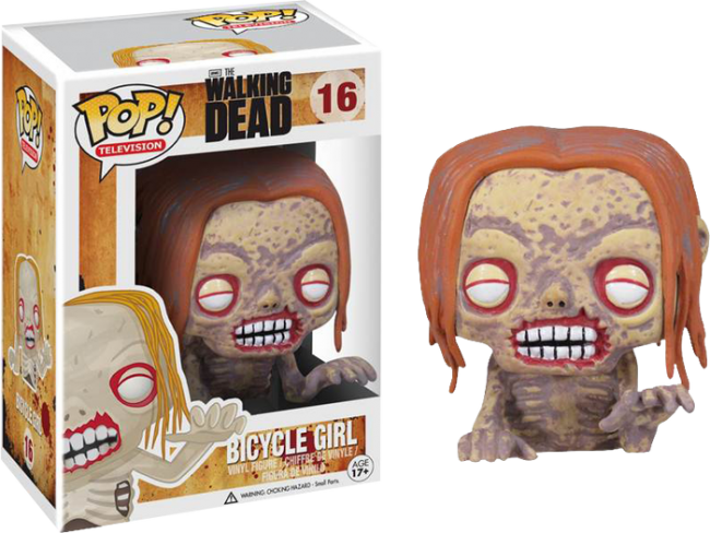 The Walking Dead - Funko Pop Walking Dead Zombie (650x488), Png Download