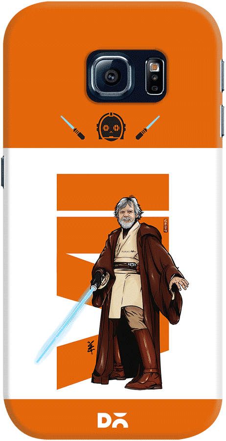 Dailyobjects Star Wars Old Luke Case For Samsung Galaxy (462x900), Png Download