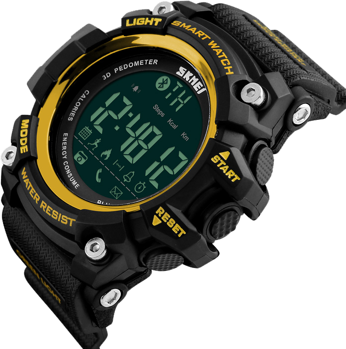 Skmei 1227 Brand Men Digital Wristwatches Smart Watch (800x800), Png Download