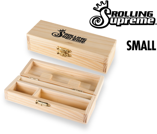 Sifter Magnetic Wood Box - Rolling Supreme Box Small (640x480), Png Download