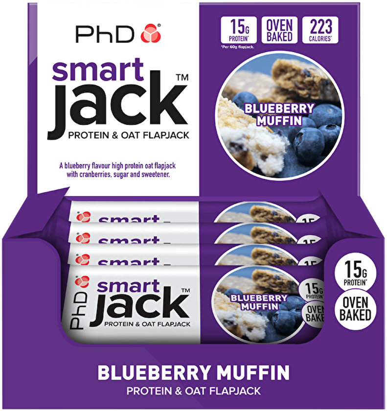 Phd Smartjack Protein & Oat Flapjack - Smart Jack Phd Nutrition (900x900), Png Download