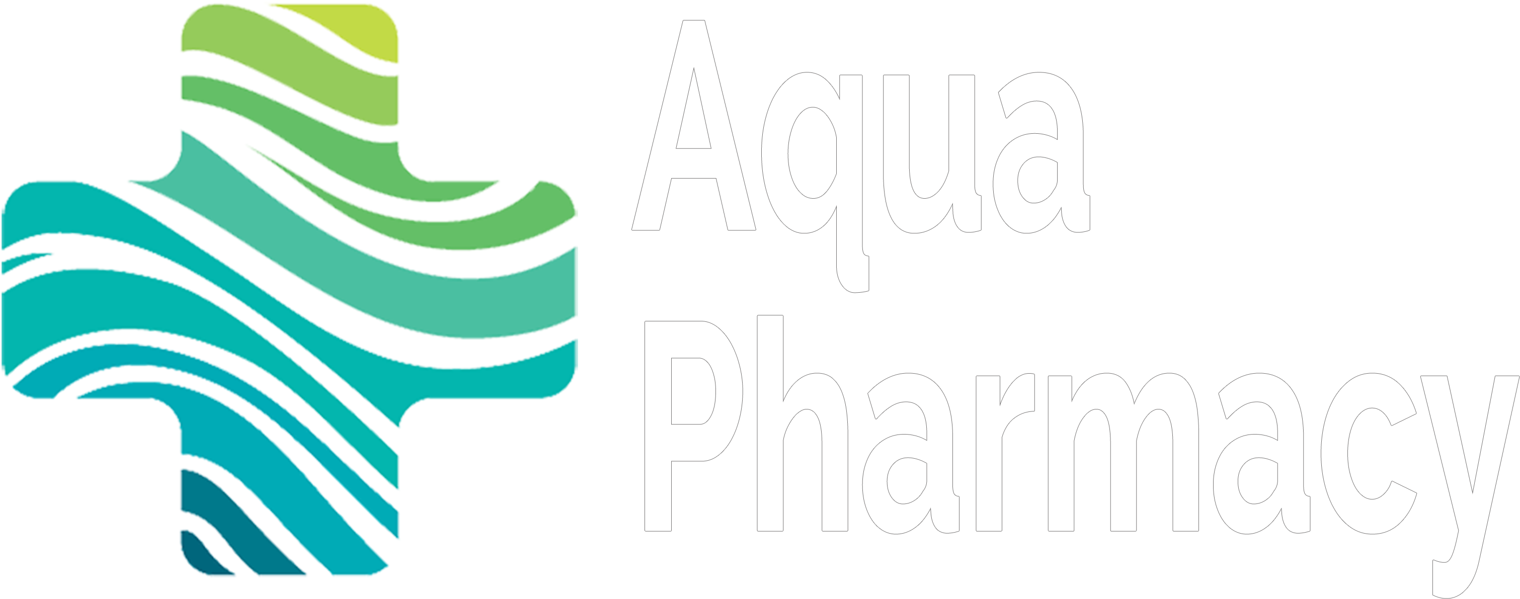 Aqua Pharmacy (3122x1298), Png Download