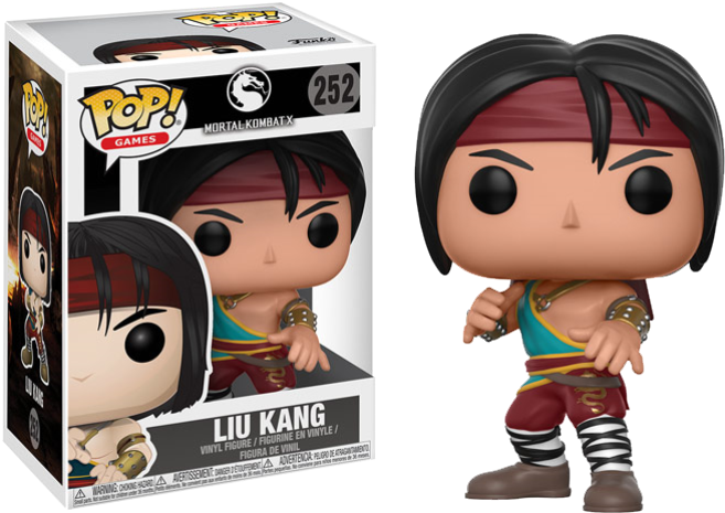 Pop Figure Mortal Combat Liu Kang Vaulted - Funko Pop Liu Kang (686x501), Png Download