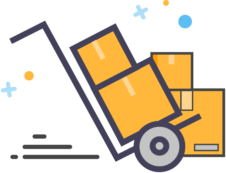 Moving Supplies - Icon (775x594), Png Download
