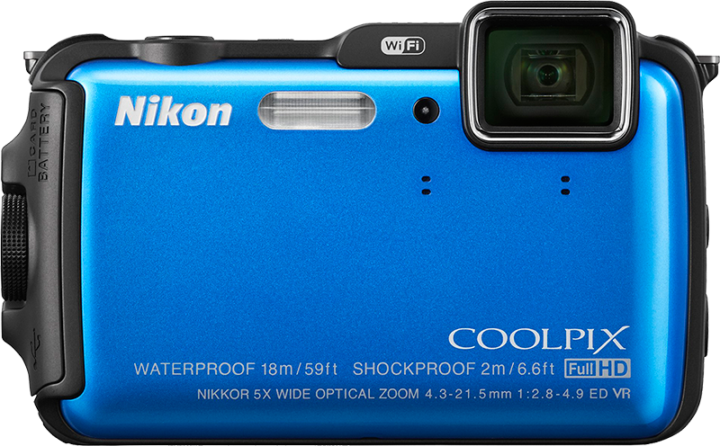 Nikon Coolpix Aw120 And S32 Waterproof Cameras Make (800x496), Png Download