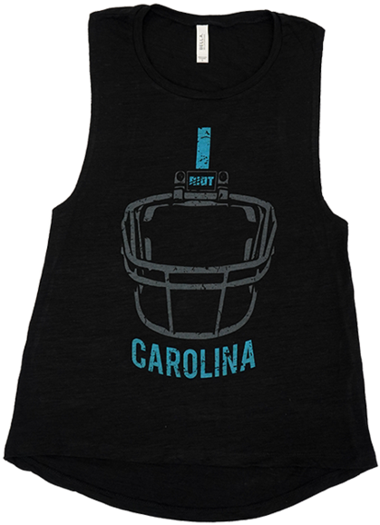 Carolina Helmet Ladies Muscle Tank - Helmet (667x1000), Png Download