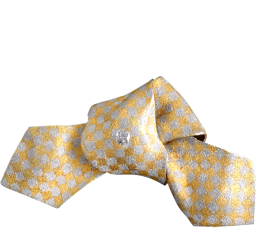 Estate Multi-color 14kt Gold & Diamond Ribbon Knot - Knot (1769x1417), Png Download