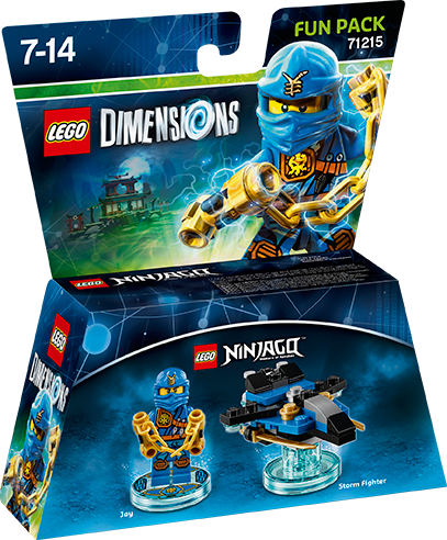 Lego Dimen Fun Jay, , Large - Lego Dimensions Jay (407x492), Png Download