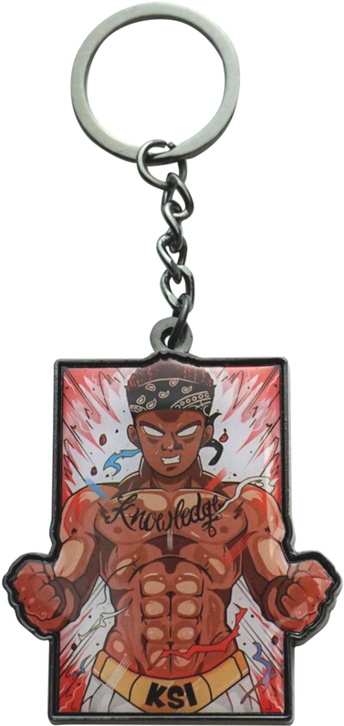 #teamksi Olagoku Fight Key Ring - Boxing (720x835), Png Download