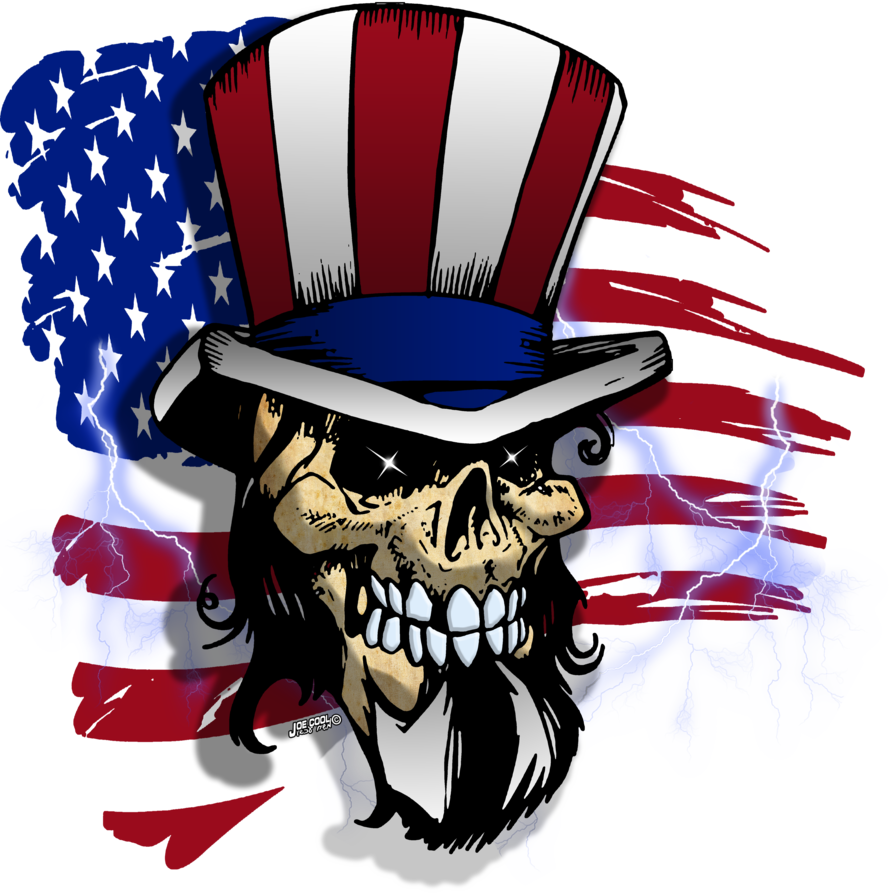 American Skulls By Tyger-graphics - Stock Exchange (894x894), Png Download