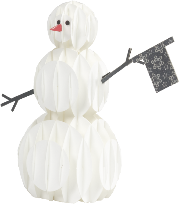Christmas Snowman Pop Up Card (1260x720), Png Download