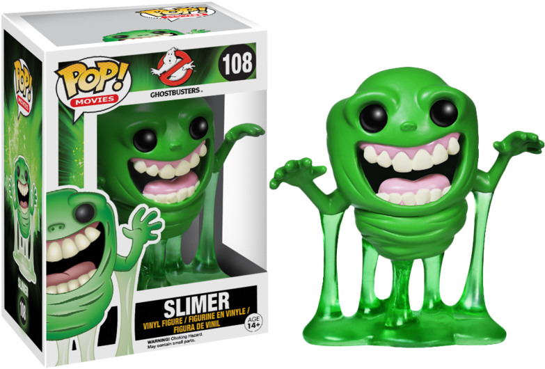 Slimer Pop Vinyl Figurine (799x571), Png Download