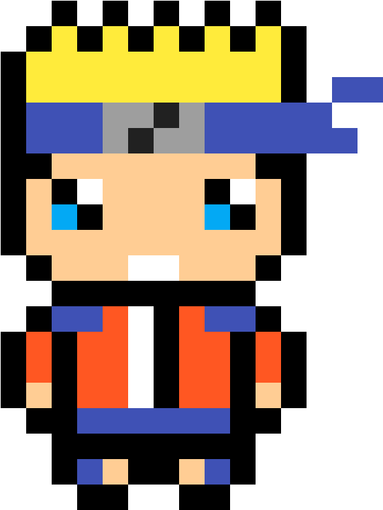 Chibi Naruto - Fuyuhiko Kuzuryuu Pixel Sprite (1184x1184), Png Download