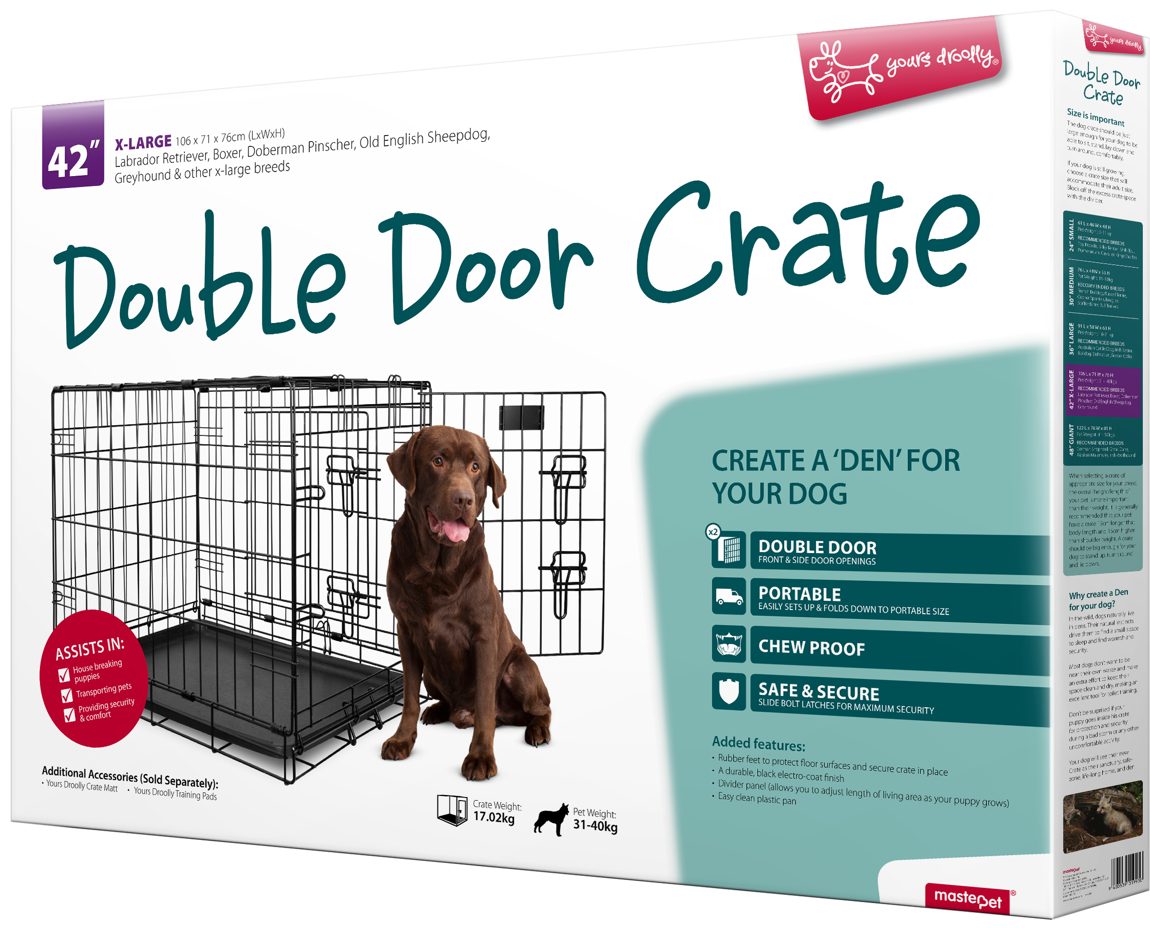 masterpet dog crate