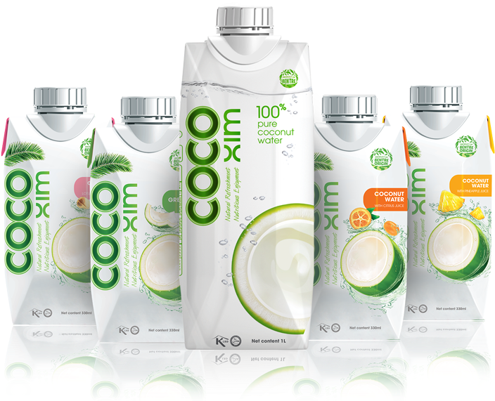 Produkty - Coconut Water 1000ml Cocoxim (839x592), Png Download
