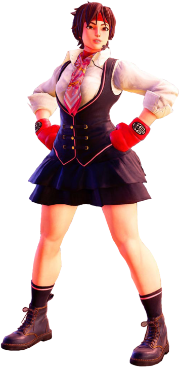 Sakura Street Fighter V Render By Denderotto-dc0soxe - Sakura Street Fighter Png (400x800), Png Download