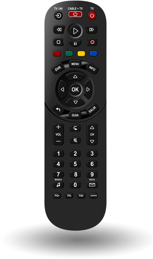 What Batteries Should I Use In This Remote - One For All Urc1210 Contour Universal Tv Remote Control (516x872), Png Download