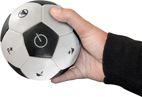 Universal Football Shaped Remote (600x600), Png Download