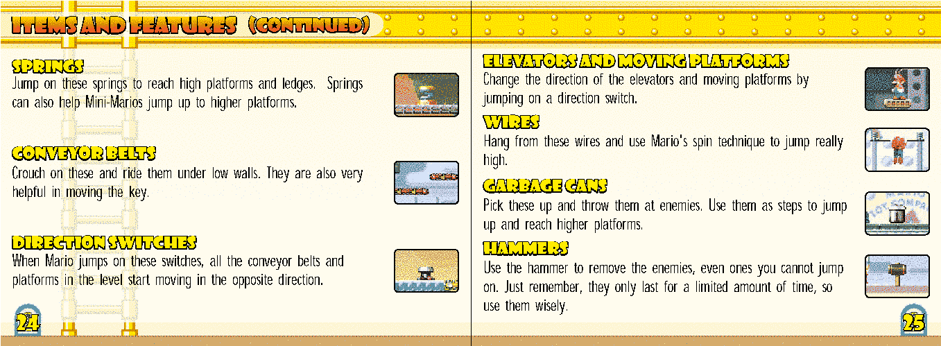 Download - Mario Vs Donkey Kong Instruction Booklet Game Boy Advance (1650x1275), Png Download