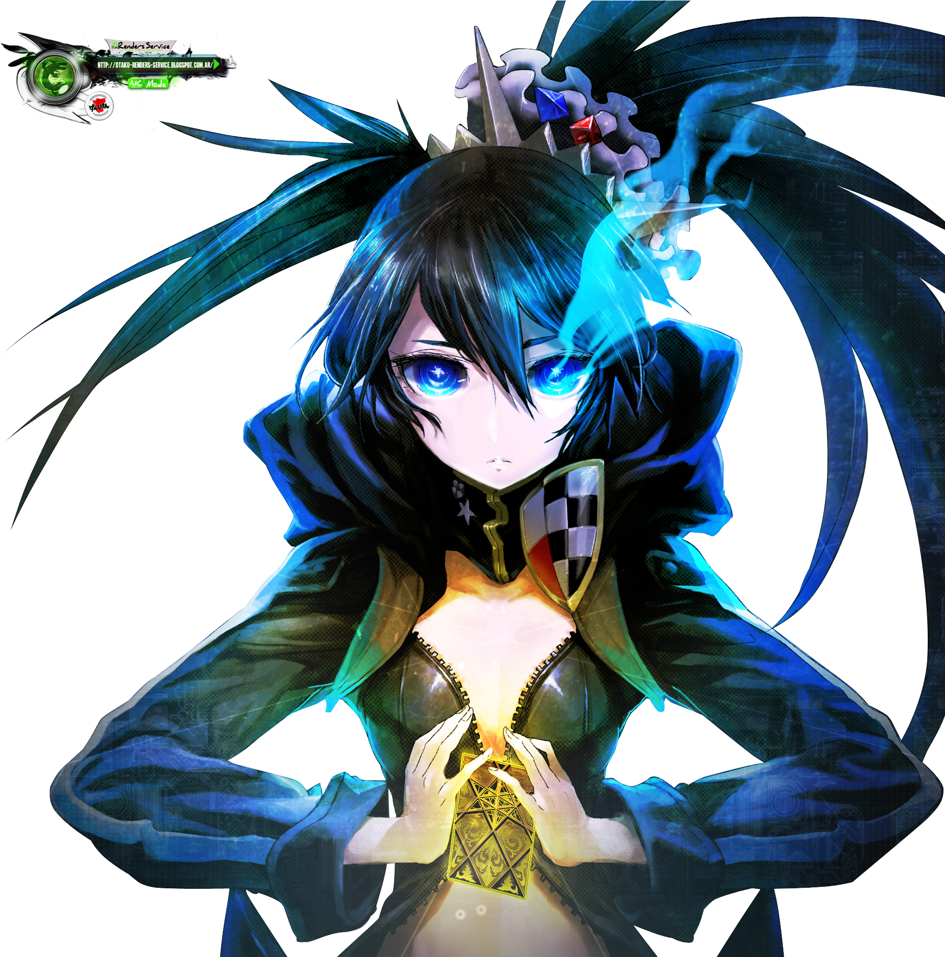 ブラック ★ ロック シューター The Game (1892x1880), Png Download