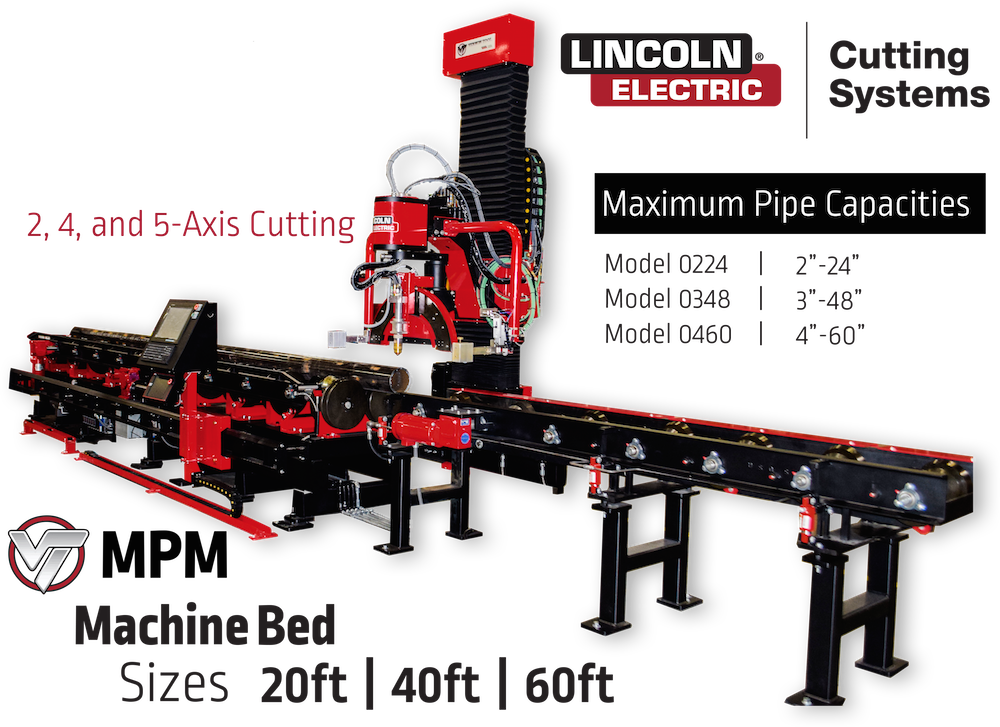 Pipe Cutting Machine - Lincoln Electric (1000x727), Png Download