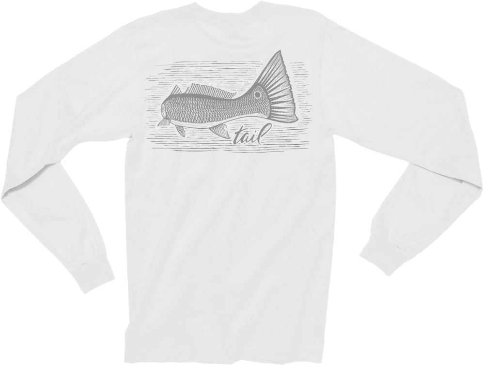 Long Sleeve Tee - Fly Fishing (1024x787), Png Download