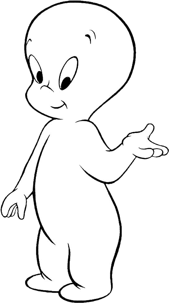 Casper Render - Casper The Friendly Ghost (582x993), Png Download