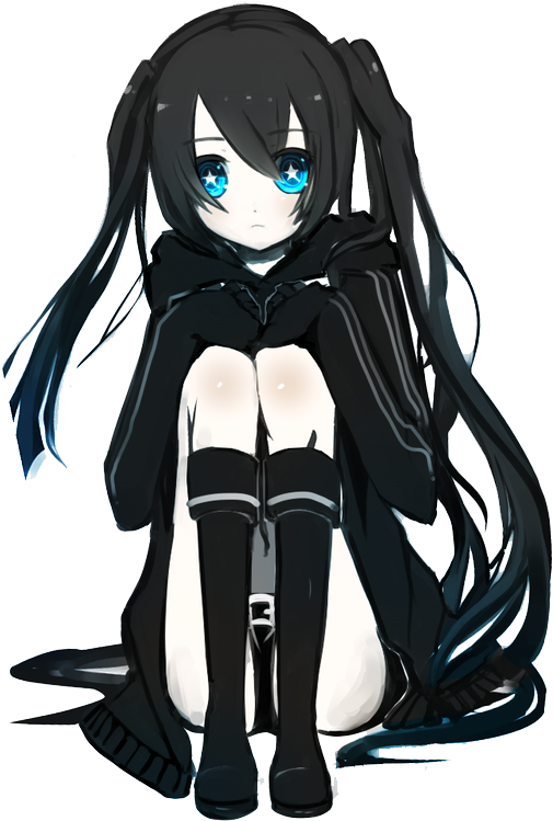 Black Rock Shooter Render By Bluemoon Heavens-d4mlxep (600x800), Png Download