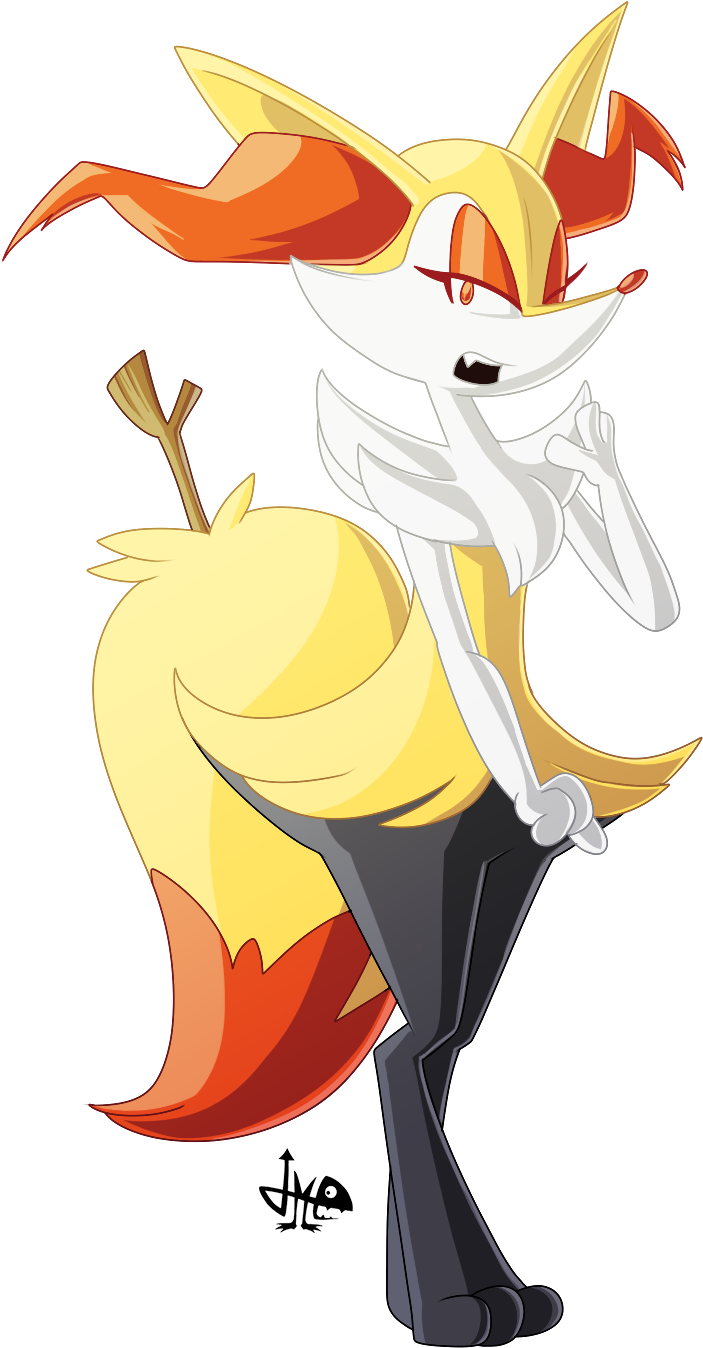The Braixen (951x1395), Png Download