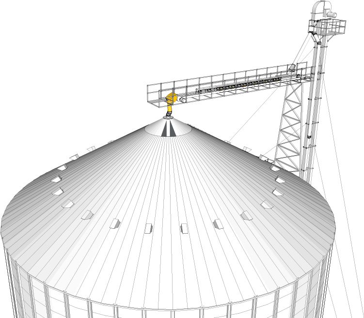 Chute - Silo (750x750), Png Download