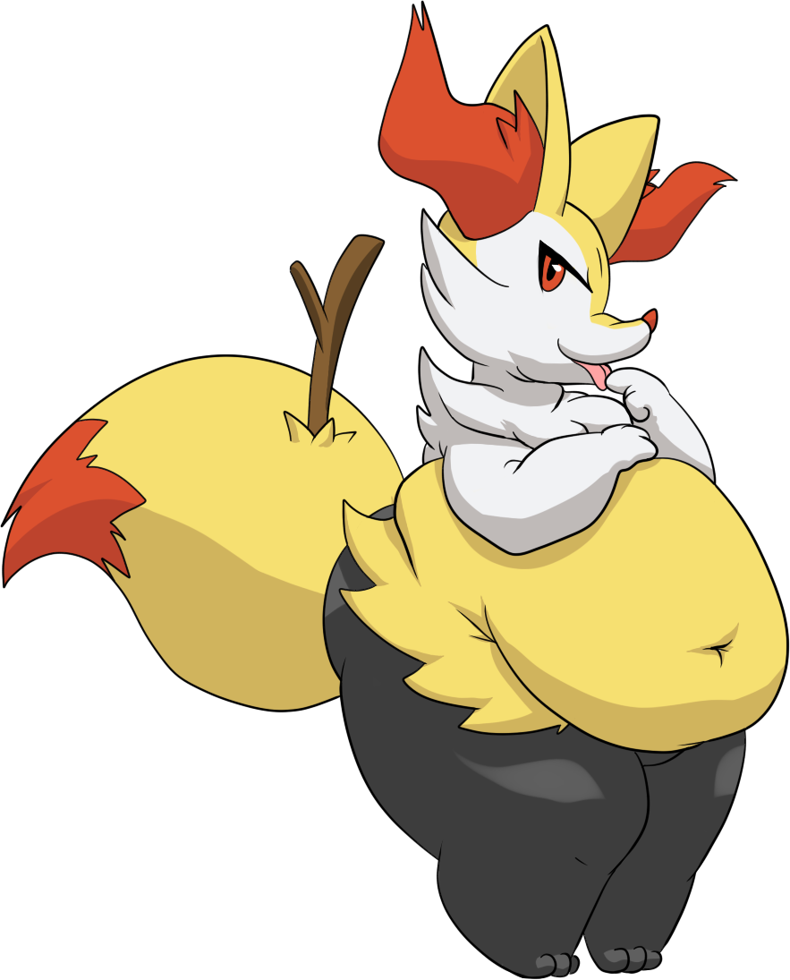 Fat Braixen - Fat Roblox Character (883x1095), Png Download