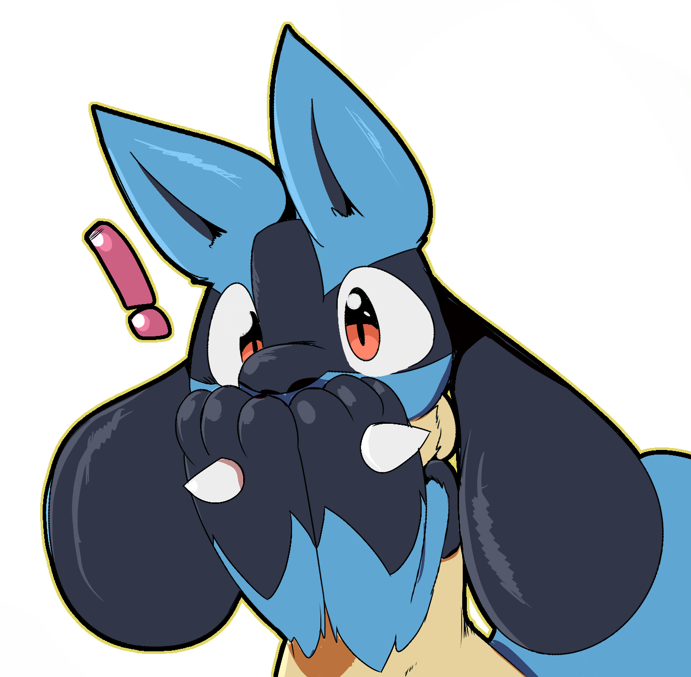 Lucario (1344x1318), Png Download