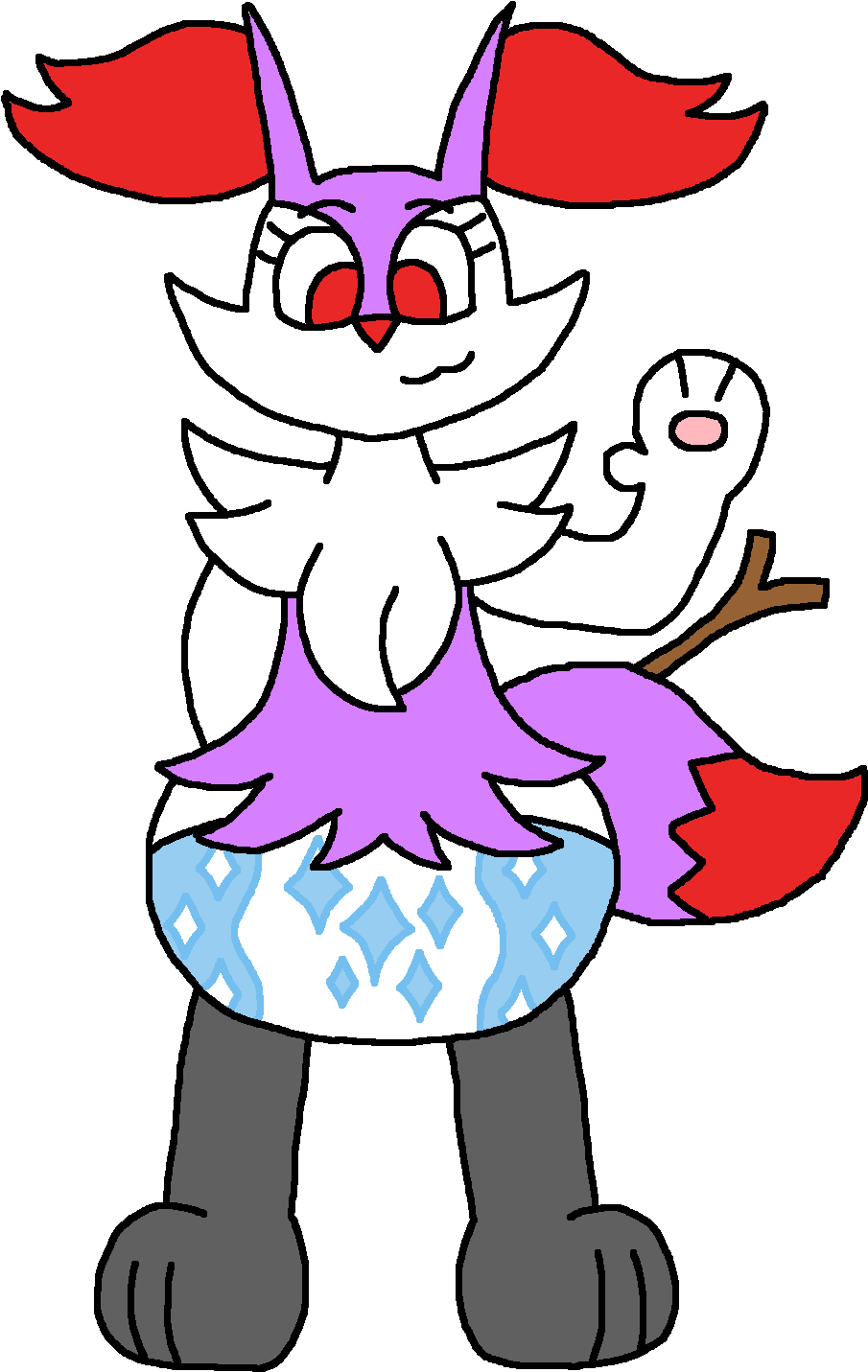 Download Trixie The Magic Braixen - Cartoon PNG Image with No