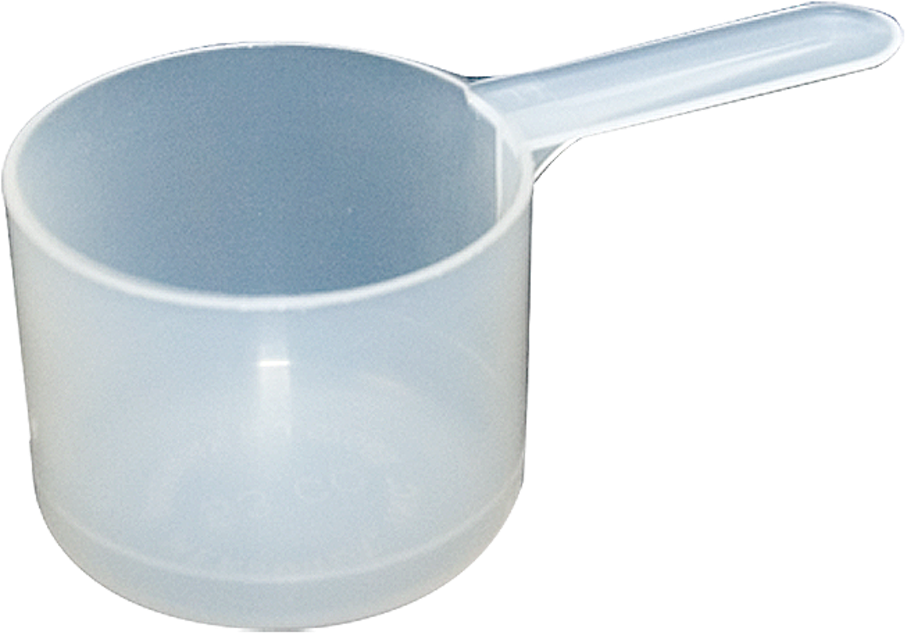 960270 43cc Clear Scoop - Plastic Measuring Spoon Png (1200x1200), Png Download
