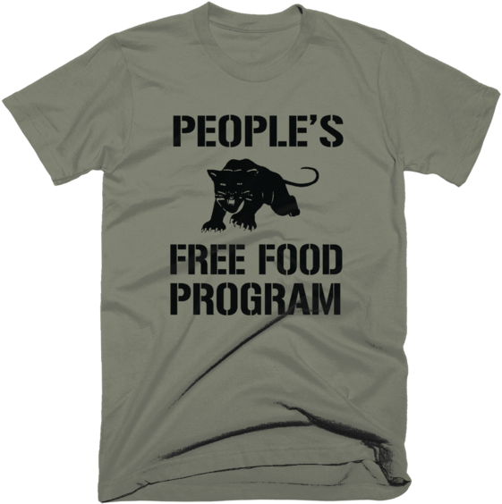 Panther's Legacy Tshirt - Black Panthers Party Peoples Free Food Program (600x600), Png Download