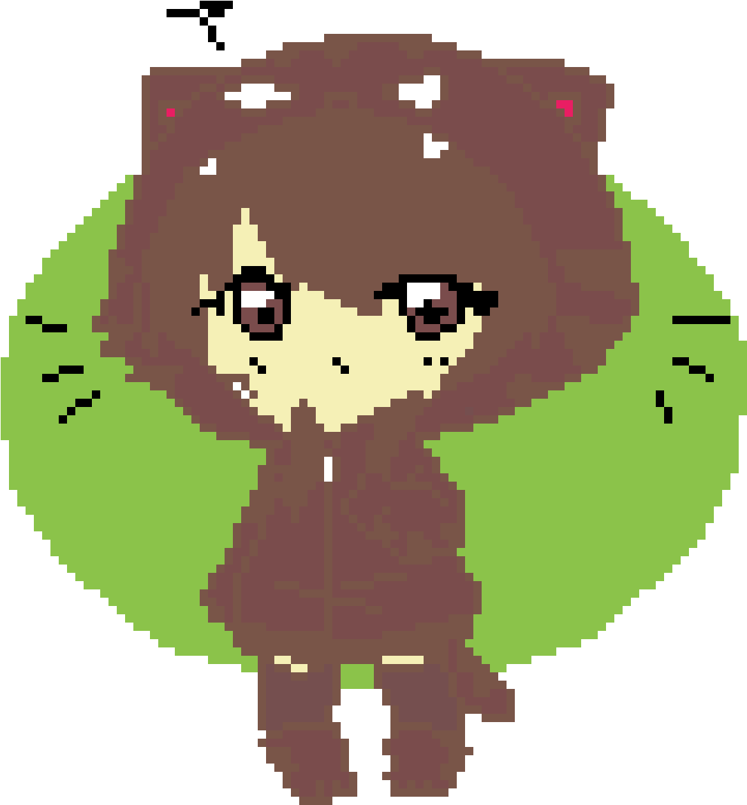 Chibi Girl - Patriotic (1200x1200), Png Download