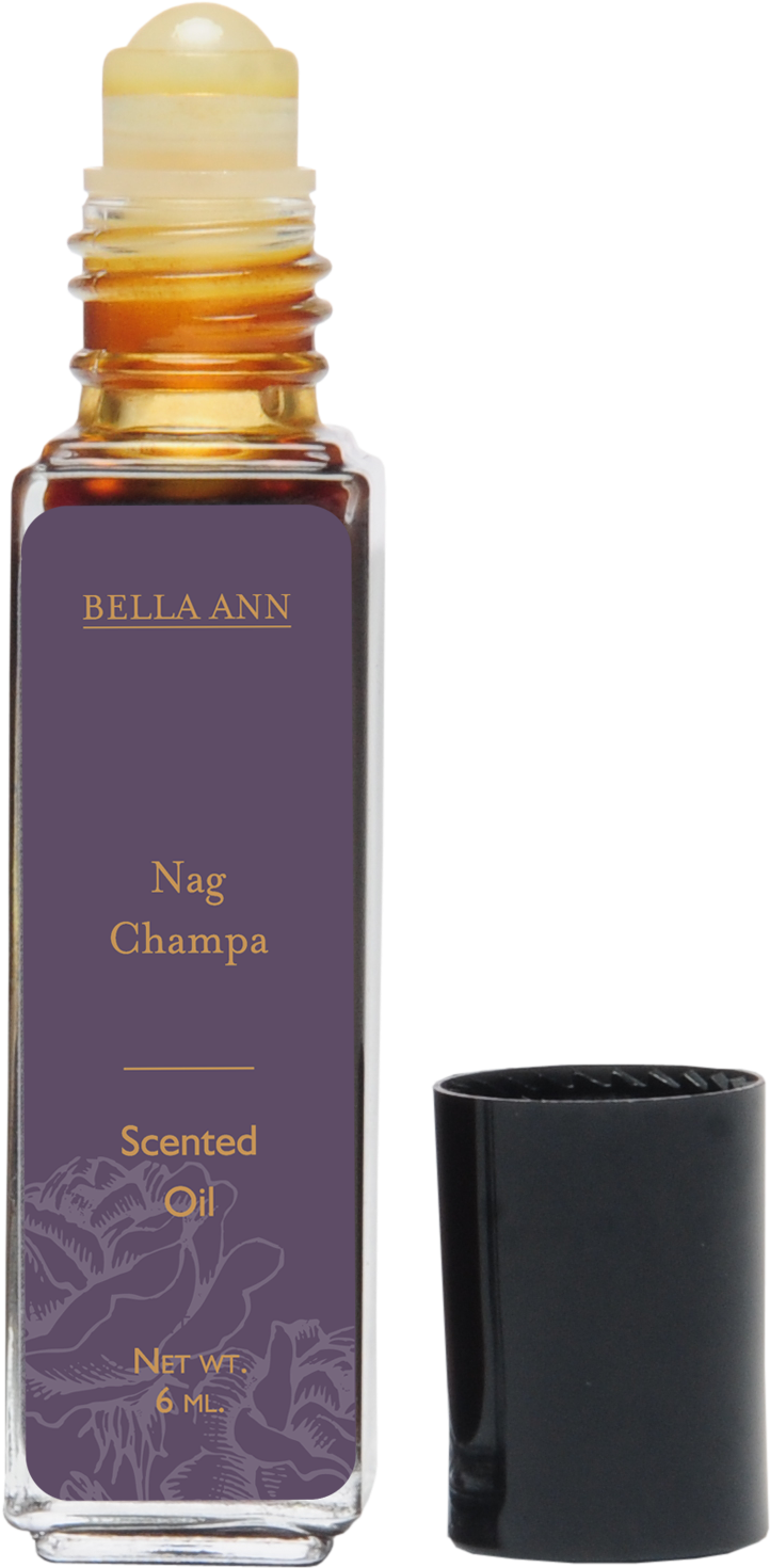 Roll On Bottle Of Body Oil In Nag Champa Scent - Plumeria Premium Grade Fragrance Oil - 10ml - Scented (2990x2840), Png Download