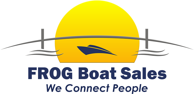 Frog Boat Sales Logo - Sand (850x439), Png Download
